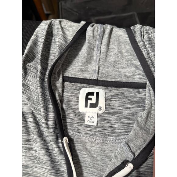 Footjoy Golf Jacket Womens Performance Lightweight Jacket Grey Heather Sz Medium - Picture 3 of 10